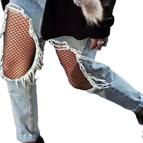 Sexy Fishnet Tights ~ Black - Picture 3 of 3